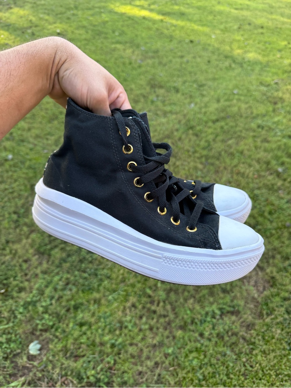 Converse Chuck Taylor Lift Platform High Top Black Leopard Women Size 9.5 Used